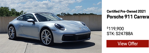 Certified Pre-Owned 2018 Porsche 911 Carrera