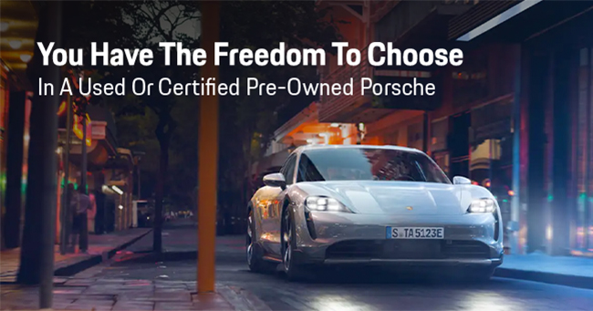 you have the freedom to choose in a used or certified pre-owned Porsche