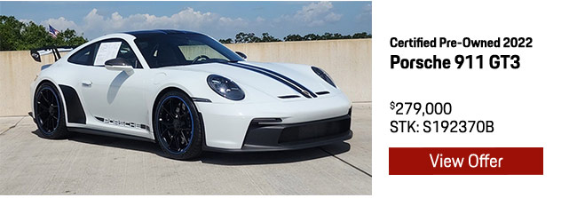 Certified Pre-Owned Porsche for sale