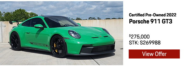 Certified Pre-Owned Porsche for sale