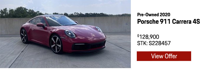 Certified Pre-Owned Porsche for sale