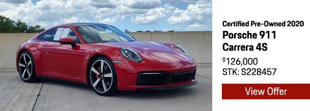 Certified Pre-Owned Porsche for sale