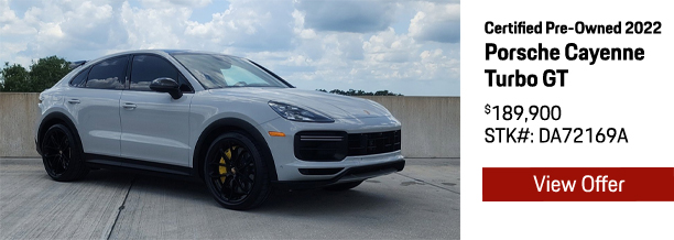 Certified Pre-Owned Porsche Cayenne Turbo for sale