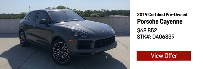 2019 Certified Pre-Owned Porsche Cayenne