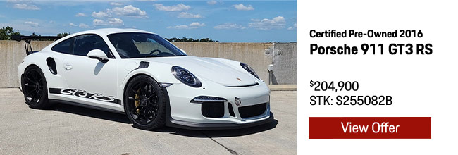 Certified Pre-Owned Porsche for sale