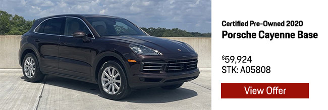 Certified Pre-Owned Porsche for sale