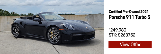 Certified Pre-Owned 2021 Porsche 911 Turbo S