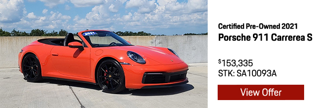 Certified Pre-Owned 2021 Porsche 911 Carrerea S