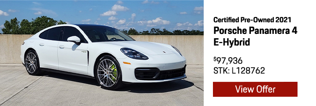 Certified Pre-Owned 2021 Porsche Panamera 4 E-Hybrid