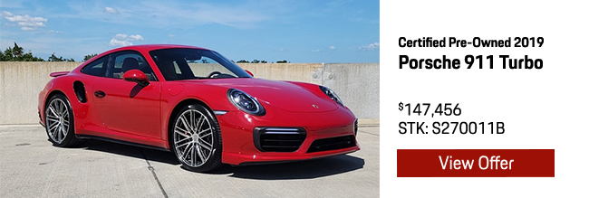 Certified Pre-Owned 2019 Porsche 911 Turbo