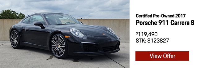 Certified Pre-Owned 2017 Porsche 911 Carrera S