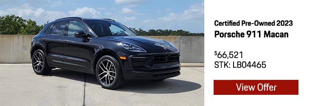 Certified Pre-Owned 2023 Porsche 911 Macan