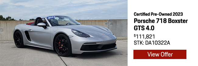 Certified Pre-Owned 2023 Porsche 718 Boxster GTS 4.0