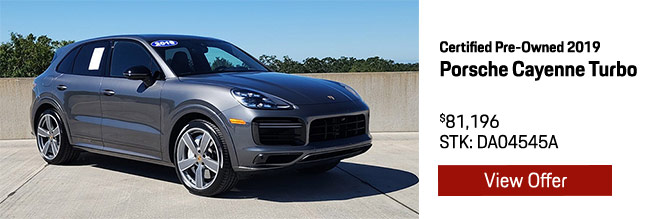 Certified Pre-Owned 2019 Porsche 911 Turbo