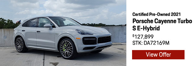 Certified Pre-Owned 2021 Porsche Cayenne Turbo S E-Hybrid