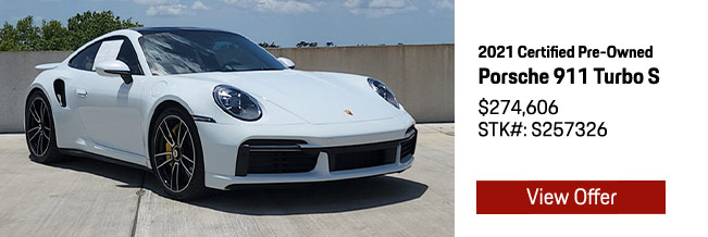 2018 Certified Pre-Owned Porsche