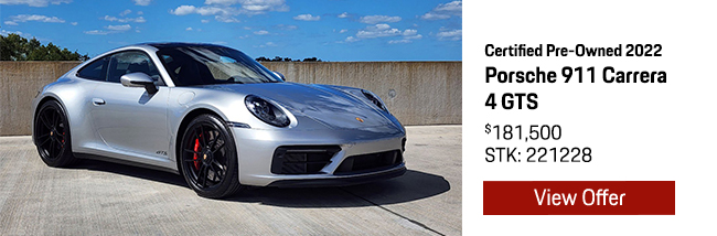 Certified Pre-Owned Porsche 