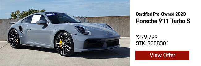 Certified Pre-Owned Porsche