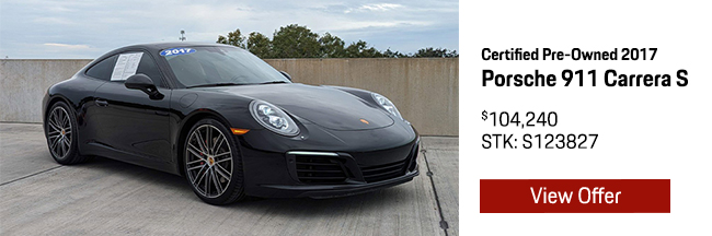 Certified Pre-Owned Porsche