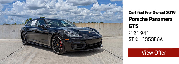 2019 Certified Pre-Owned Porsche Panamera