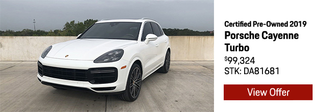Certified Pre-Owned 2019 Porsche Cayenne Turbo