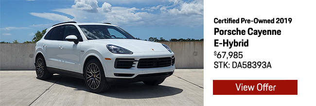 2019 Certified Pre-Owned Porsche Cayenne E-Hybrid