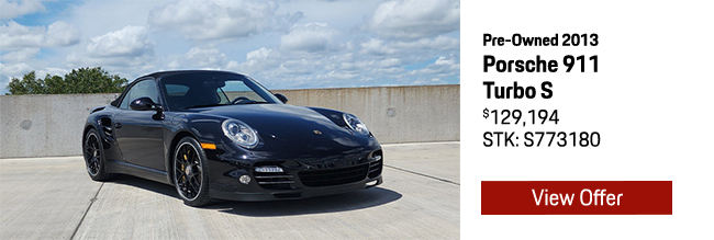 Pre-Owned 2013 Porsche 911 Turbo S