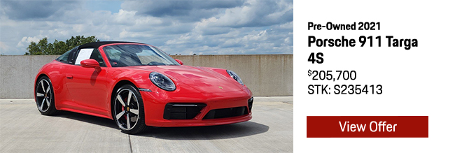  Pre-Owned 2021 Porsche 911 Targa 4S