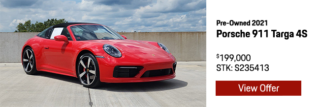 Certified Pre-Owned 2021 Porsche 911 Targa 4S