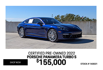 special pricing on Porsche Panamera