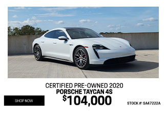 special pricing on Porsche taycan