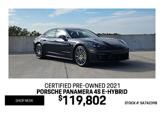 special pricing on Porsche Panamera