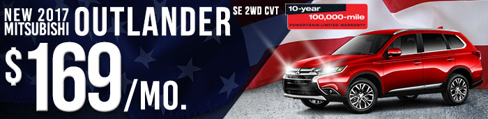 New 2017 Outlander SE 2WD CVT