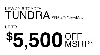 up to $5,500 off msrp