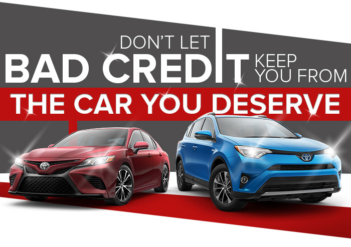 Don’t Let Bad Credit Keep You From The Car You Deserve