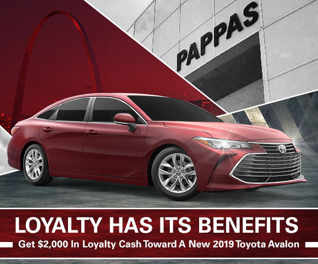 Loyalty Has Its Benefits Get $2,000 In Loyalty Cash Toward A New 2019 Toyota Avalon