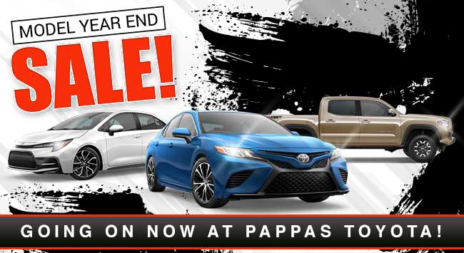 Model Year End Sale! Going On Now At Pappas Toyota!