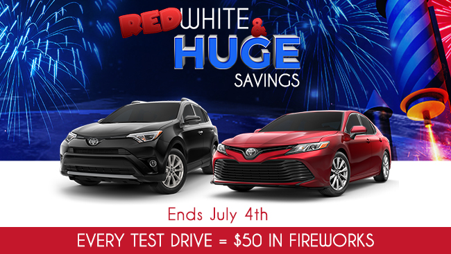 Red, White and HUGE Savings…