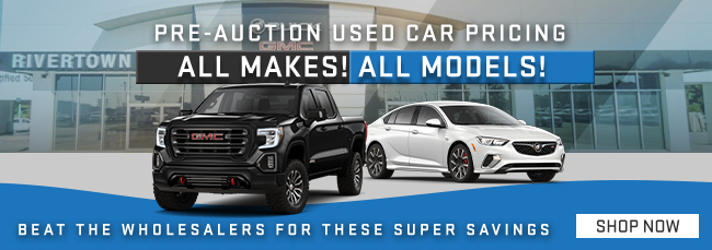 Pre-Auction used car pricing all makes all models