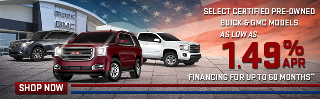 As Low as 1.49% APR Financing on Select Pre-Owned Models