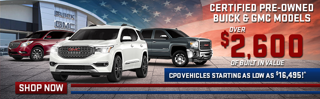 CPO Vehicles Starts As Low As $16,495!