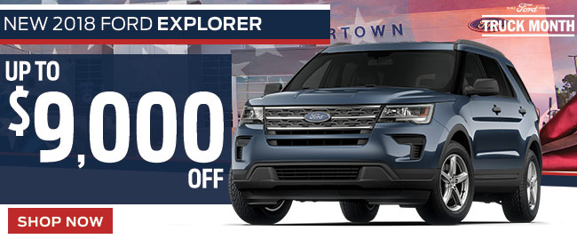 Select New 2018 Ford Explorer