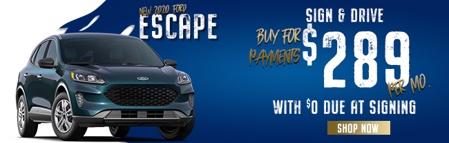 New 2020 Ford Escape