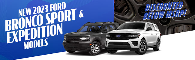 2022 Ford Bronco SPort and Expedition