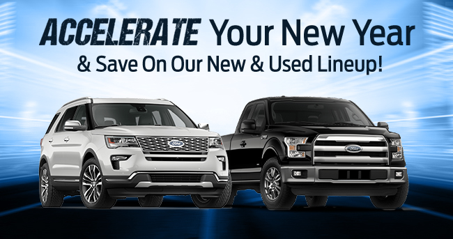 2 Ford vehicles special offers