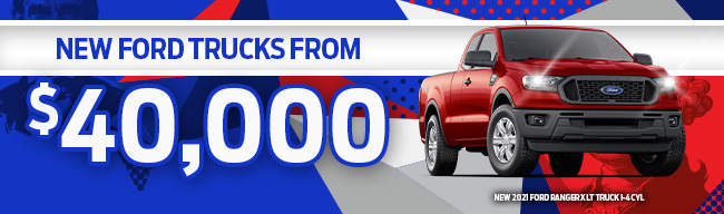 New Ford trucks from $40,000