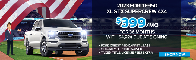 2022 and 2023 Ford F-150 XL STX Supercrew