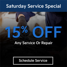 Saturday Service Special - any service or repair