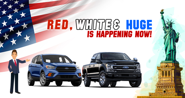 Red white and huge is happening now