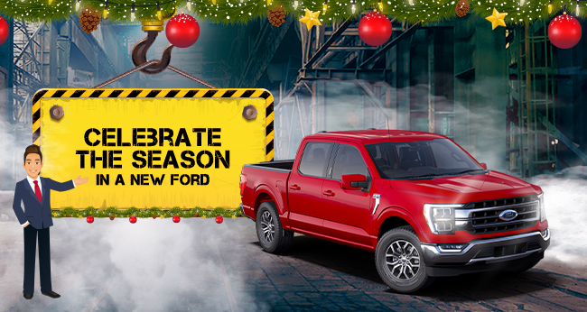 Celebrate the season in a new Ford